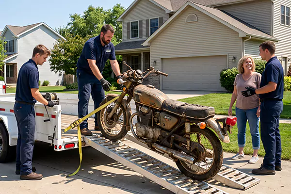 Junk Motorcycle Removal in Milwaukee, WI