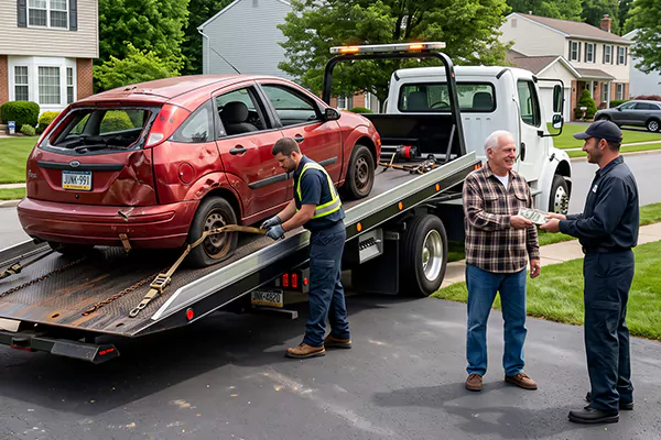 Salvage Car Pick Up in Milwaukee, WI