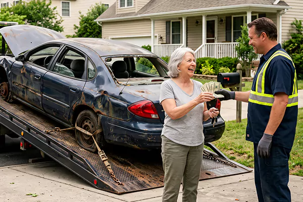 Scrap Car Pick Up in Milwaukee, WI