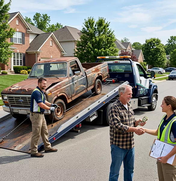 Reliable junk truck removal: your trusted scrap truck pickup service in Milwaukee, WI
