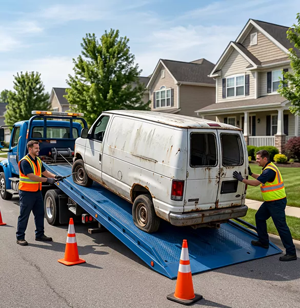 Trusted junk van removal service in Milwaukee, WI