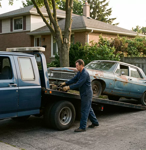 Trusted old car removal service in Milwaukee, WI
