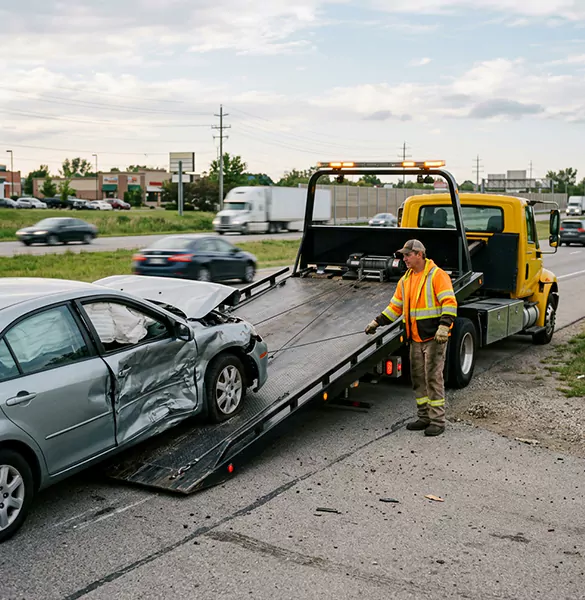Trusted wrecked car removal service in Milwaukee, WI