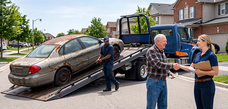 Remove Junk Car Without Title for Cash in Milwaukee