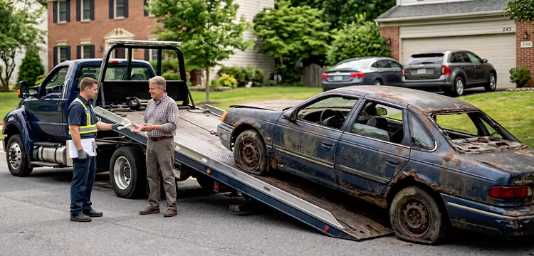 Old Junk Car Removal in Milwaukee