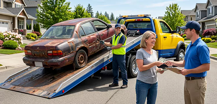Water-Damaged Scrap Car Removal in Milwaukee
