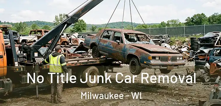 No Title Junk Car Removal Milwaukee - WI