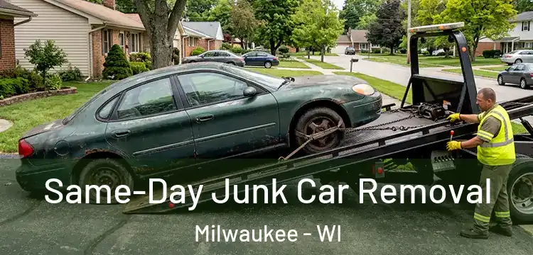 Same-Day Junk Car Removal Milwaukee - WI